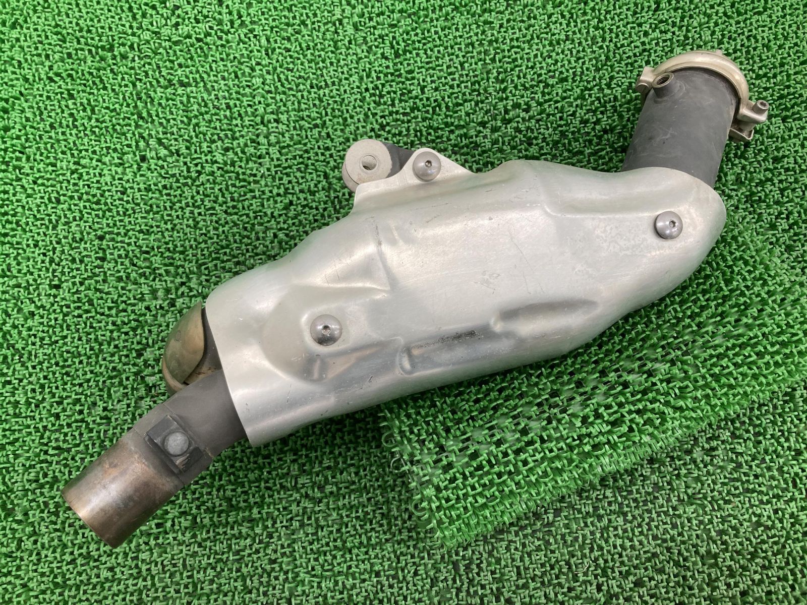 YZF-R1 エキパイマフラー 14B ヤマハ 純正 中古 バイク 部品 RN22 RN24J 中間パイプ リンクパイプ コケキズ無し 車検 Genuine