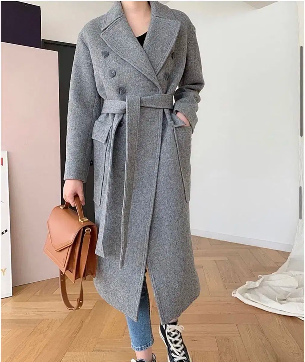 全品送料無料! BLUMIN 韓国通販 モーメントコート 黒 グレー m サイズ