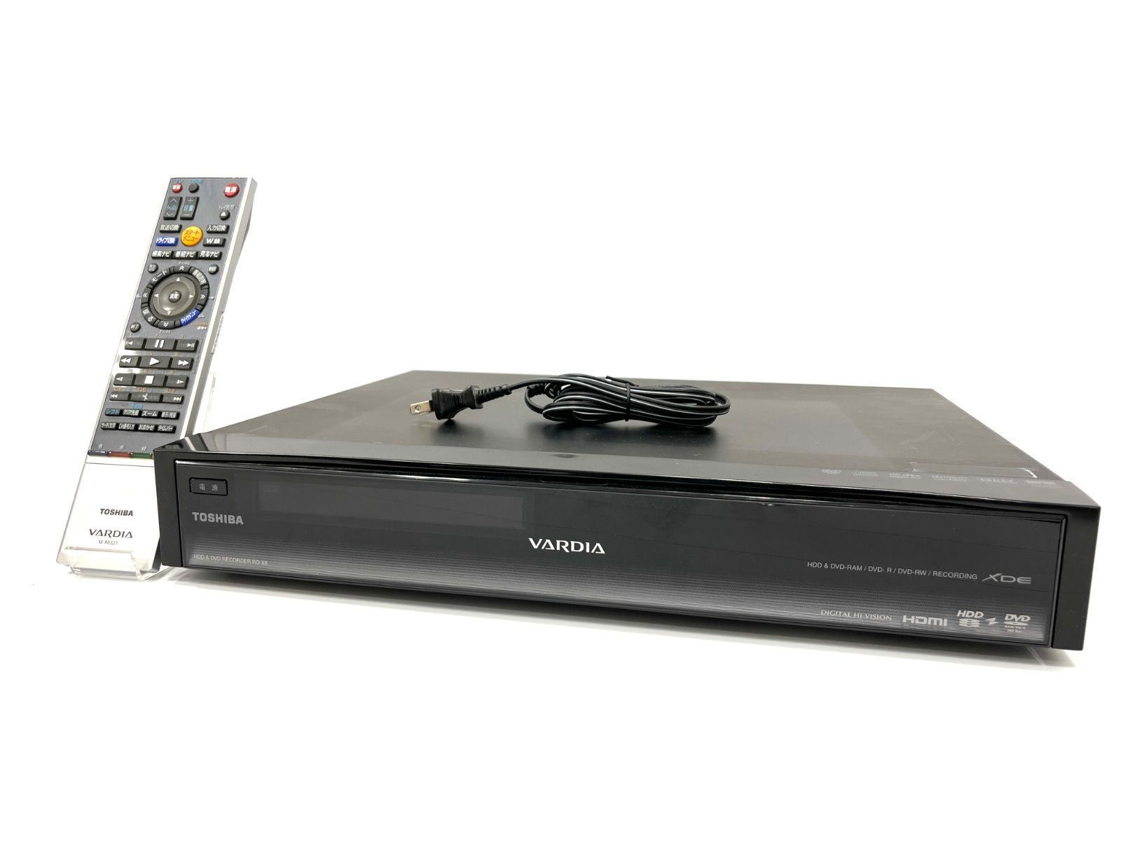 東芝 TOSHIBA RD-X8 W録 1TB HDD & DVD レコーダー 本体 VARDIA