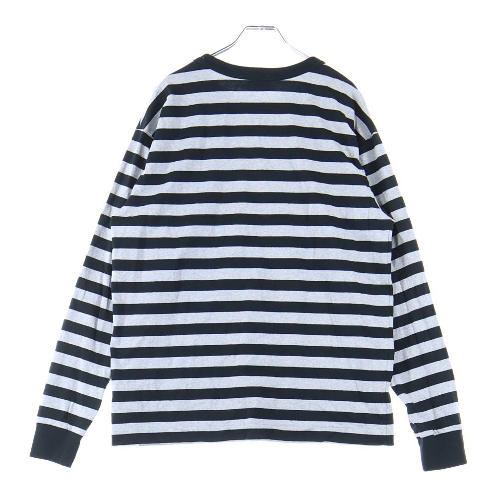 HUMAN MADE (ヒューマンメイド) ハート ワッペンロゴ ボーダー 長袖