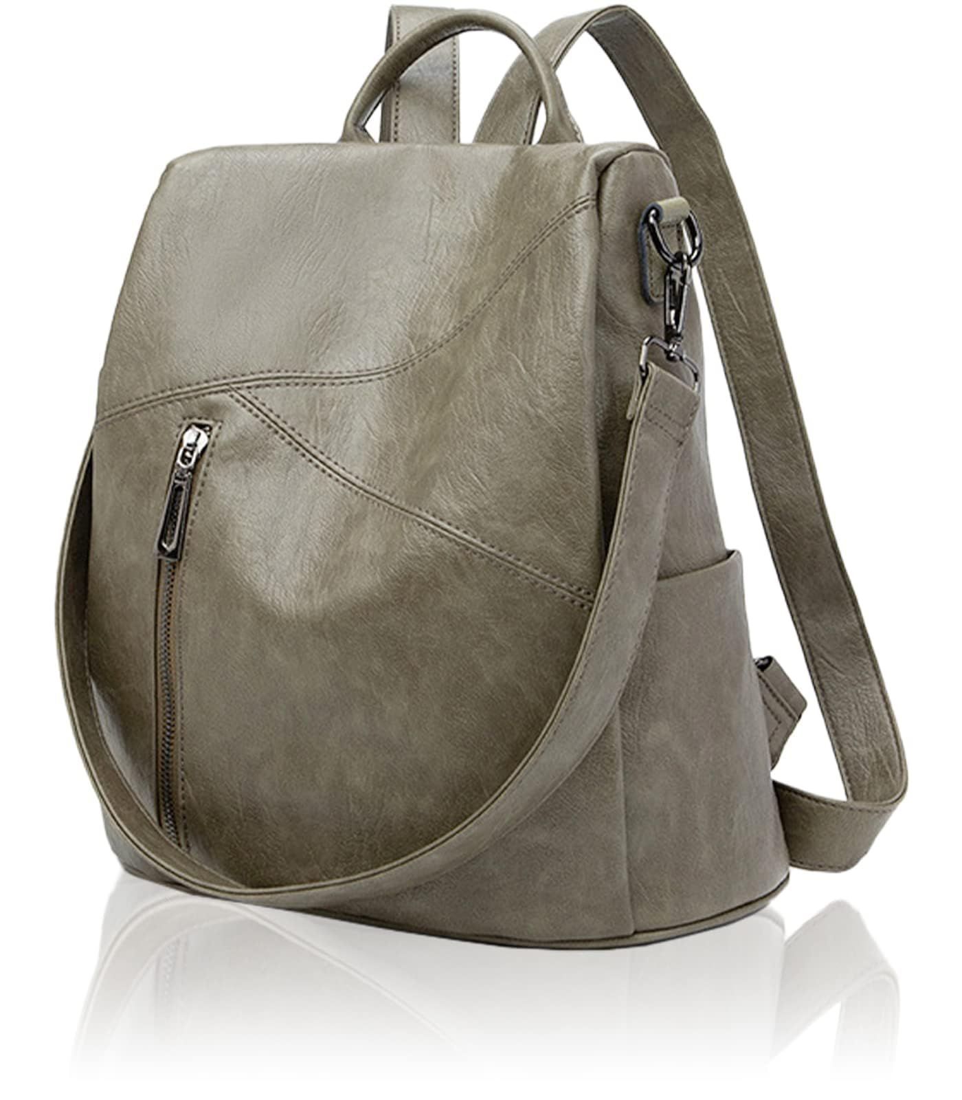グリーン [PORCO CASA] リュック レディース ビジネス ミニ バックパック リュックサック 通勤 大人 軽量 Bag for women (グリーン)