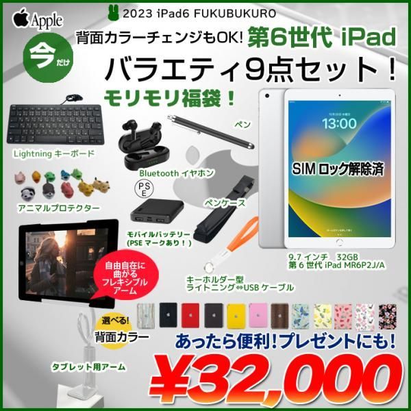 第6世代 iPad 便利に使える付属品付もりもり9点福袋 】Apple iPad6 第6