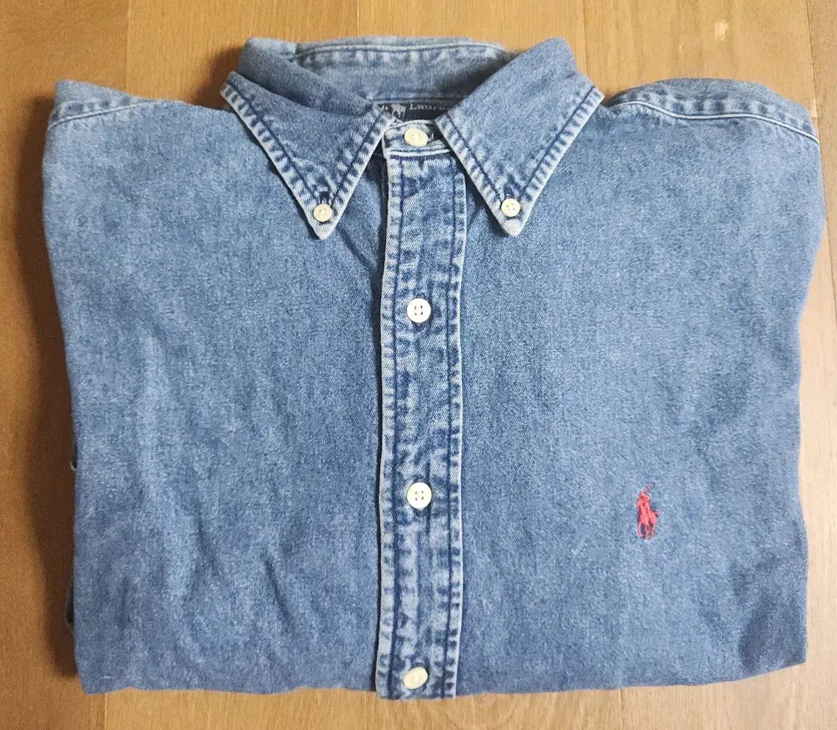 ポロ Ralph Lauren ラルフローレン デニムシャツ XL