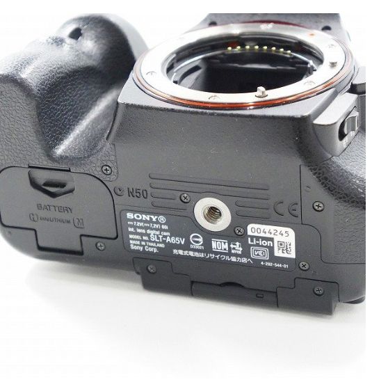 SONY/ソニー SLT-A65V α65 デジタル一眼レフ カメラ ボディ 動作確認