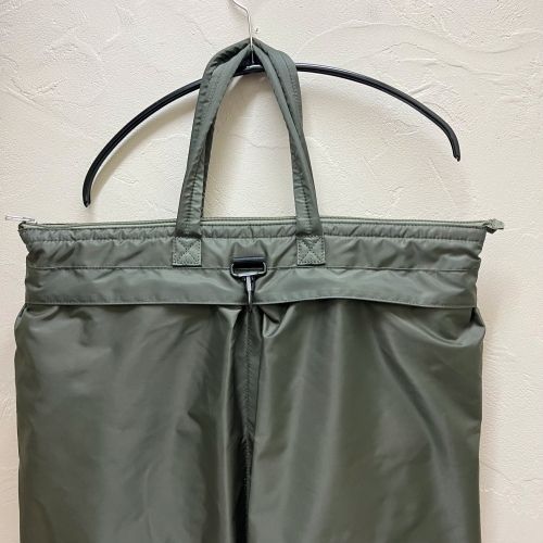 YAECA ヤエカ LIKE WEAR ナイロン ヘルメットバッグ カーキ 【代官山09