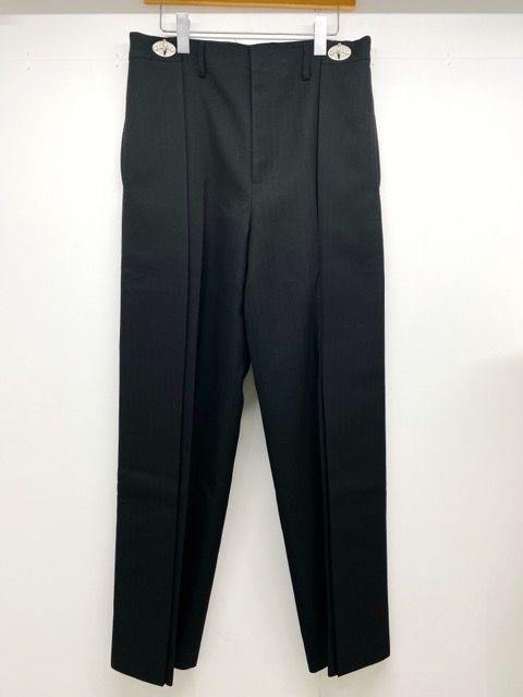 WE11DONE（ウェルダン）WD-PT9-20-183　PEARL CHAIN BAGGY TROUSER.　パールチェーン　バギーパンツ【007】