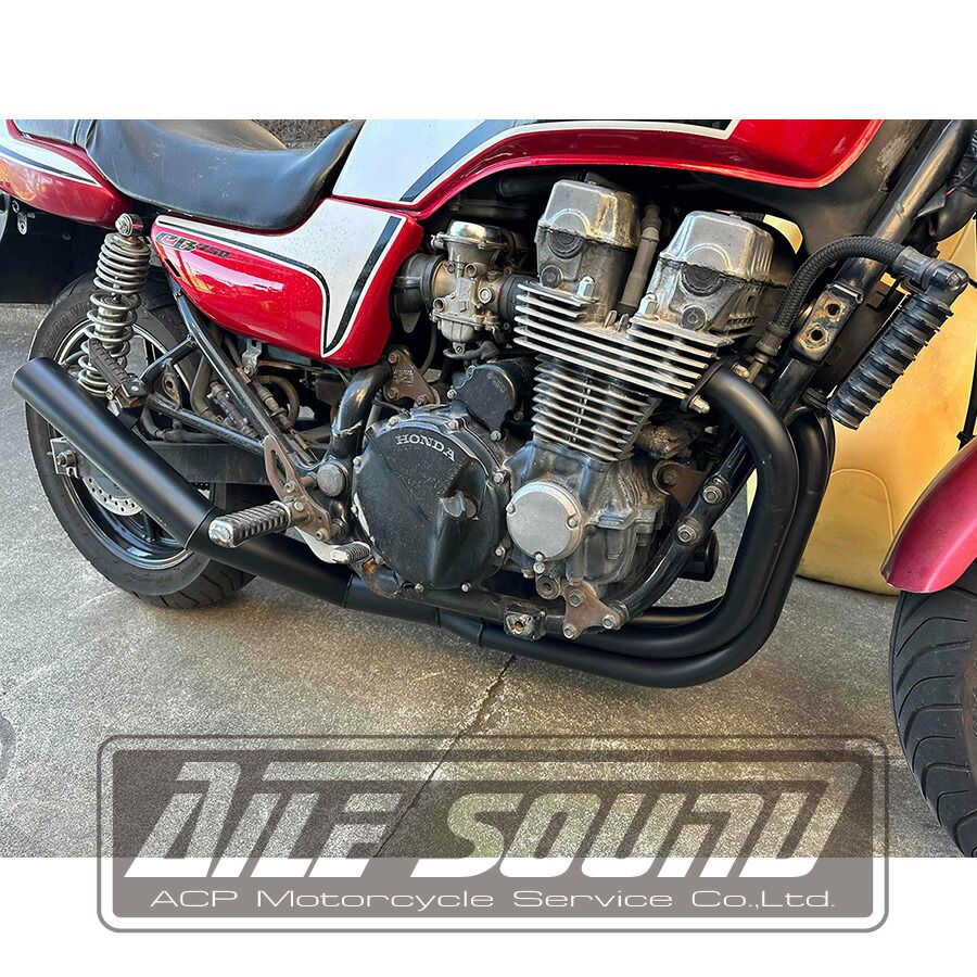 CB750 RC42 エルサウンド ショート管 ブラック マフラー 【新品】AILE SOUND - メルカリ