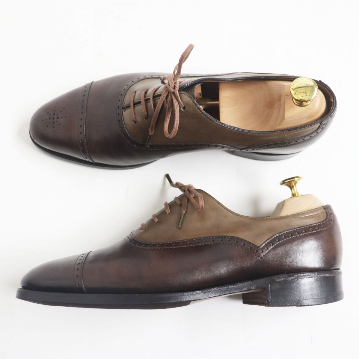 約295cmワイズ幅美品○JOHN LOBB ジョンロブ TOWCESTER/トゥ