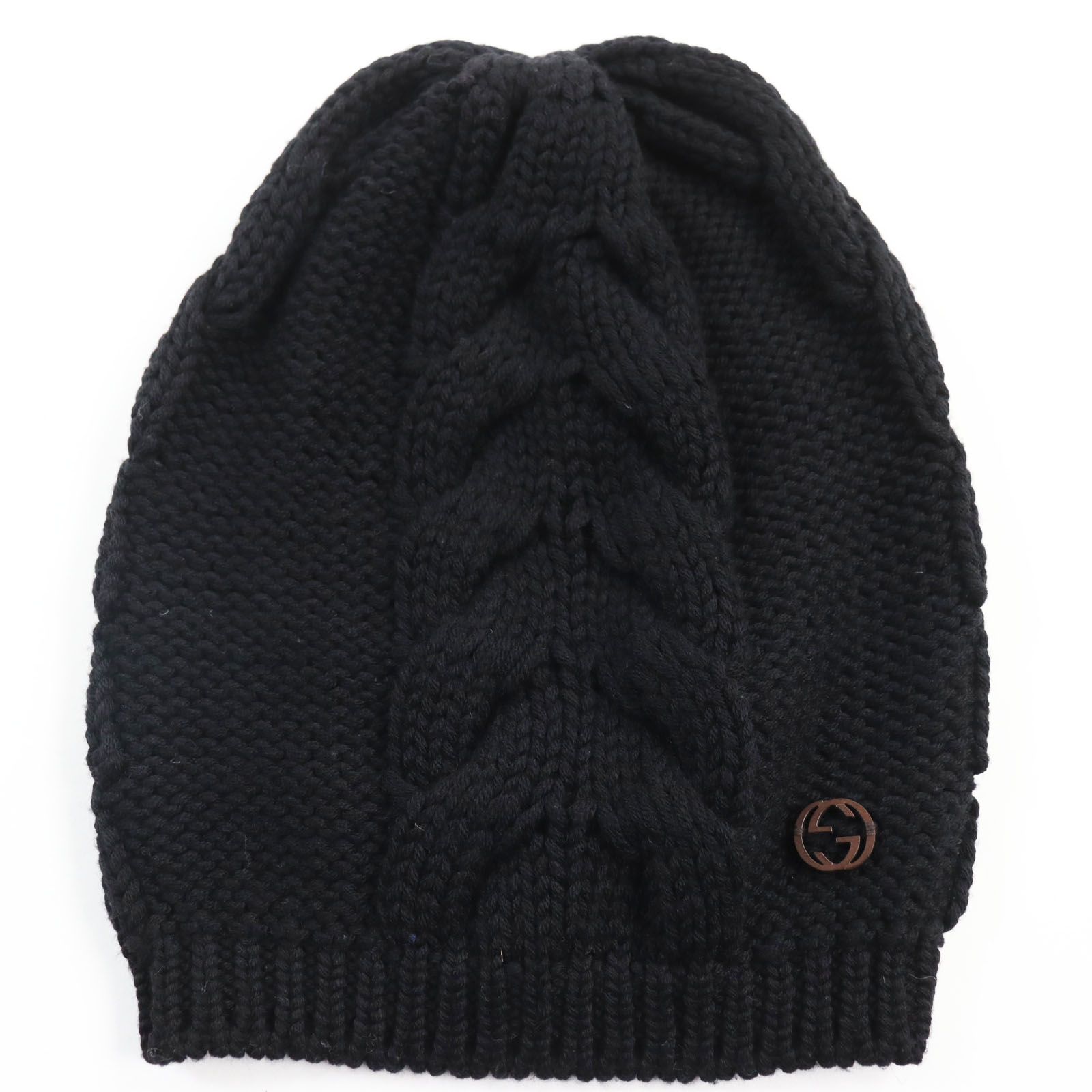 極美品○GUCCI グッチ 300052 ウール100％ インターロッキングG 