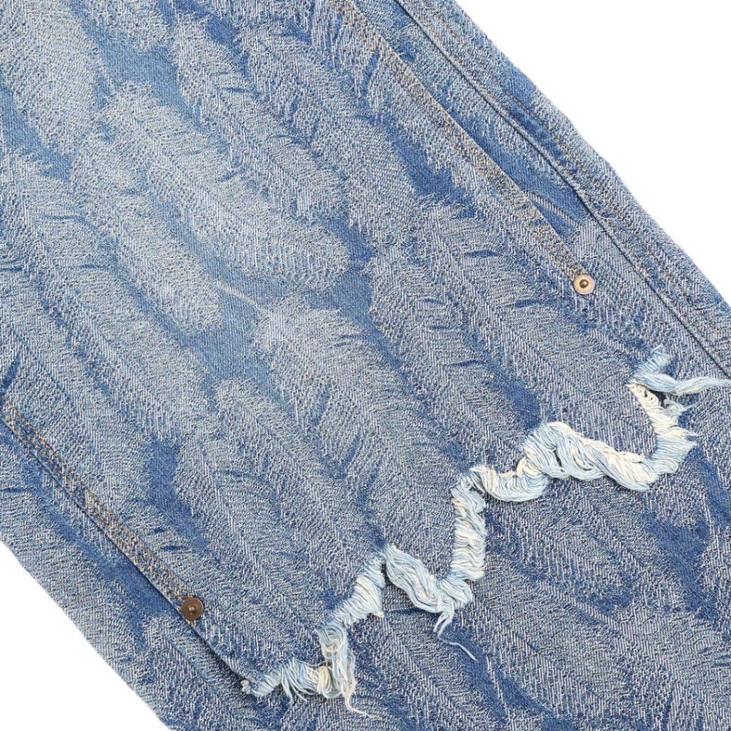 KAPITAL キャピタル 24AW Magpie Denim W Knee Easy Baggy Pants  