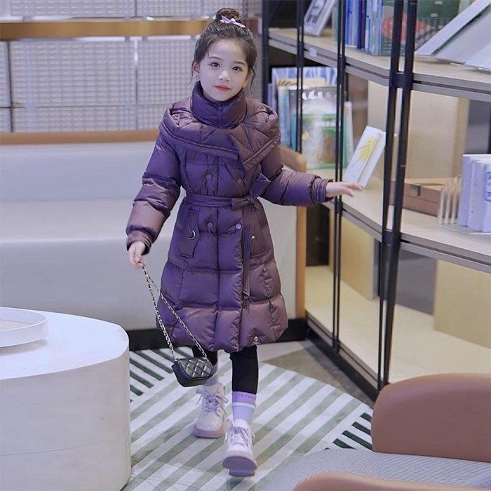 キッズ 女の子 ロングコート 子供 ダウンコート ボアコート アウター ダッフルコート 子ども服 裏ボア コート 女の子の通販 ロング丈 子供服 ダウンジャケット 中綿コート