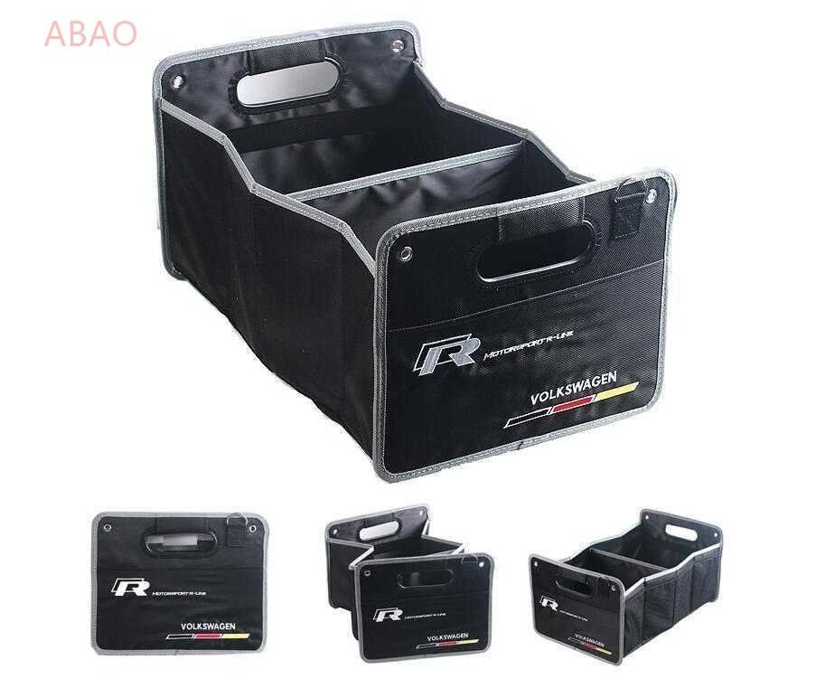 新品 フォルクスワーゲン Rline トランク収納ボックス車用車載収納ボックス多機能折りたたみ式テールボックス収納ケース収納物整理用品