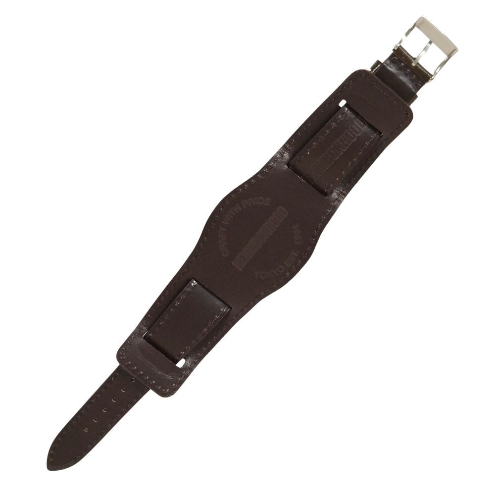 NEIGHBORHOOD レザー　時計バンド　BLACK ネイバーフッド NEIGHBORHOOD ネイバーフッド 23AW LEATHER EMB WATCH BAND