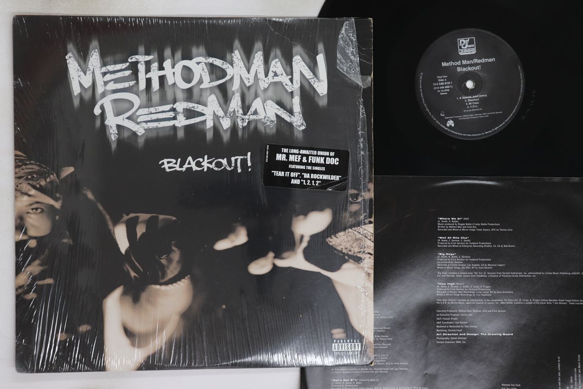 2LP Method Man - Redman Blackout! 3145466091 Island Def Jam 2000 Europe |00500