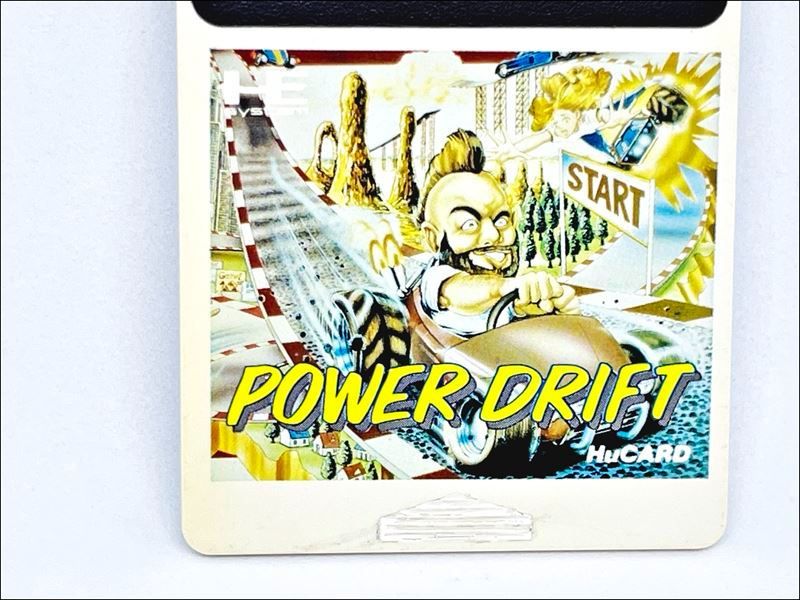 パワードリフト PCエンジン HuCARD PCエンジン パワードリフト/POWER DRIFT ソフトのみ HuCARD