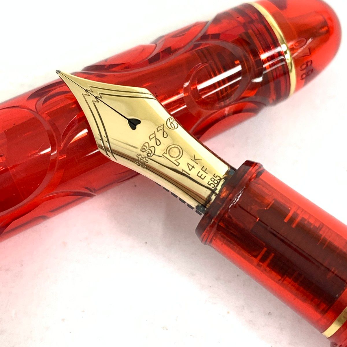 PLATINUM プラチナ 万年筆 錦秋 ペン先14K ♯3776 レッド ユニセックス 240001161487 SKLAD-KIRPICHA_RU