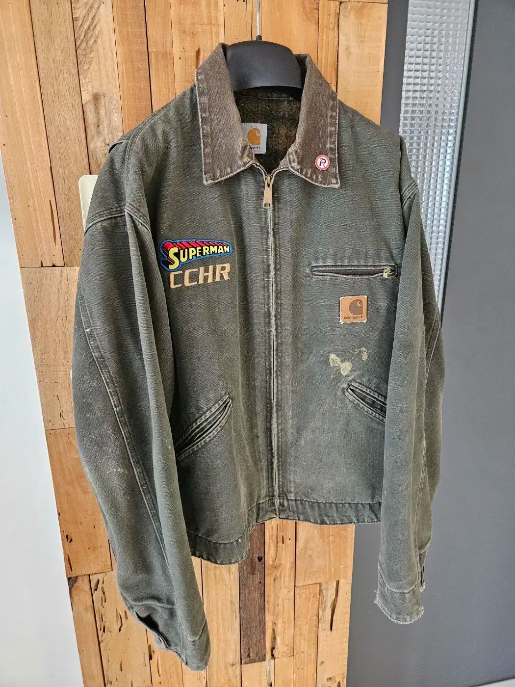 カーハート デトロイトジャケット モスグリーン Carhartt(カーハート) デトロイトジャケット ジャケット モス