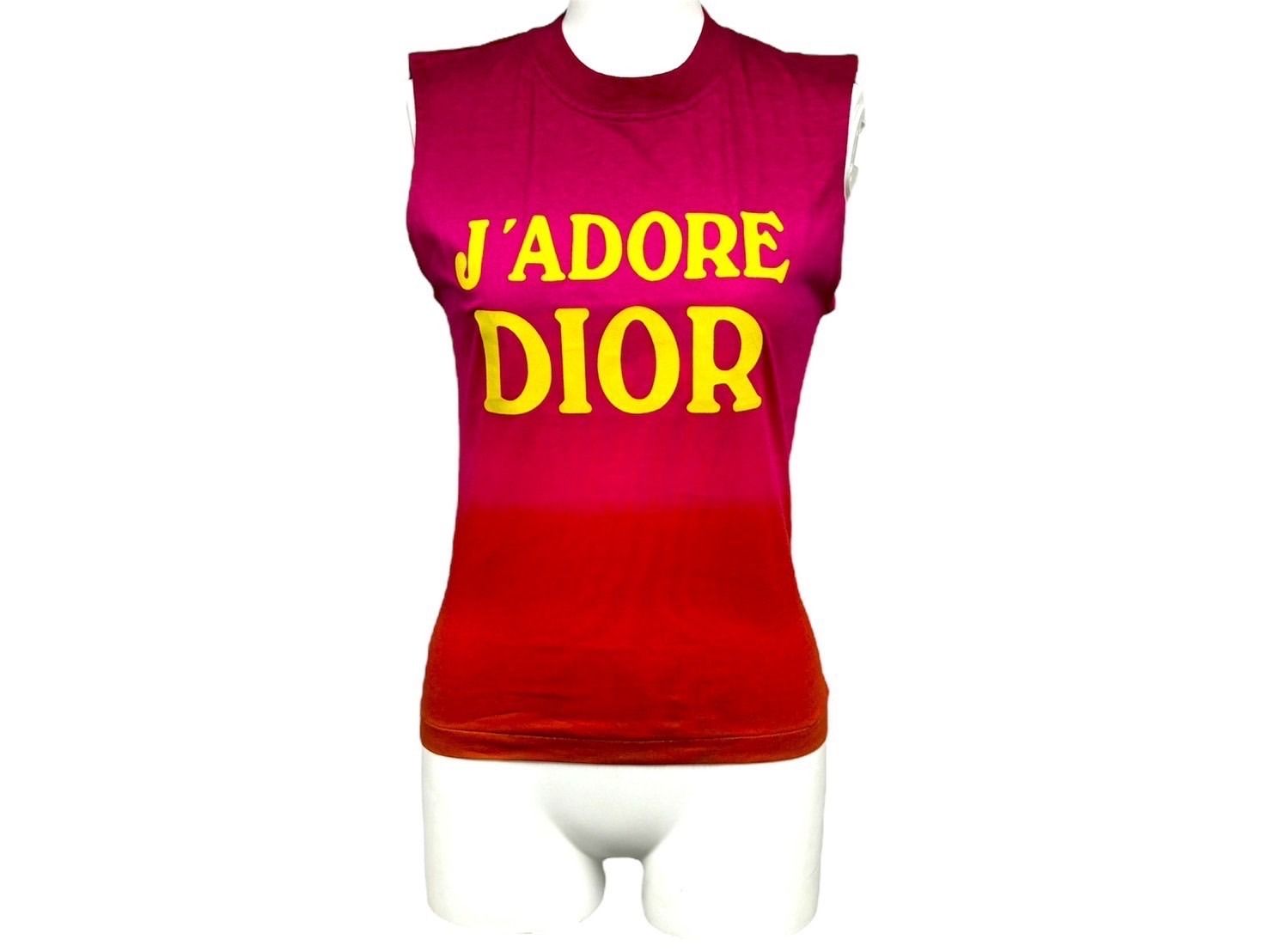 新品未使用 Christian Dior クリスチャンディオール タンクトップ J 