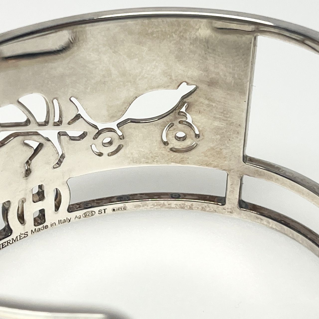 HERMES ブレスレット カレーシュブレスレット スモールモデル 値下げ！HERMES エルメス カレーシュ PM ブレスレット Ag925 #ST