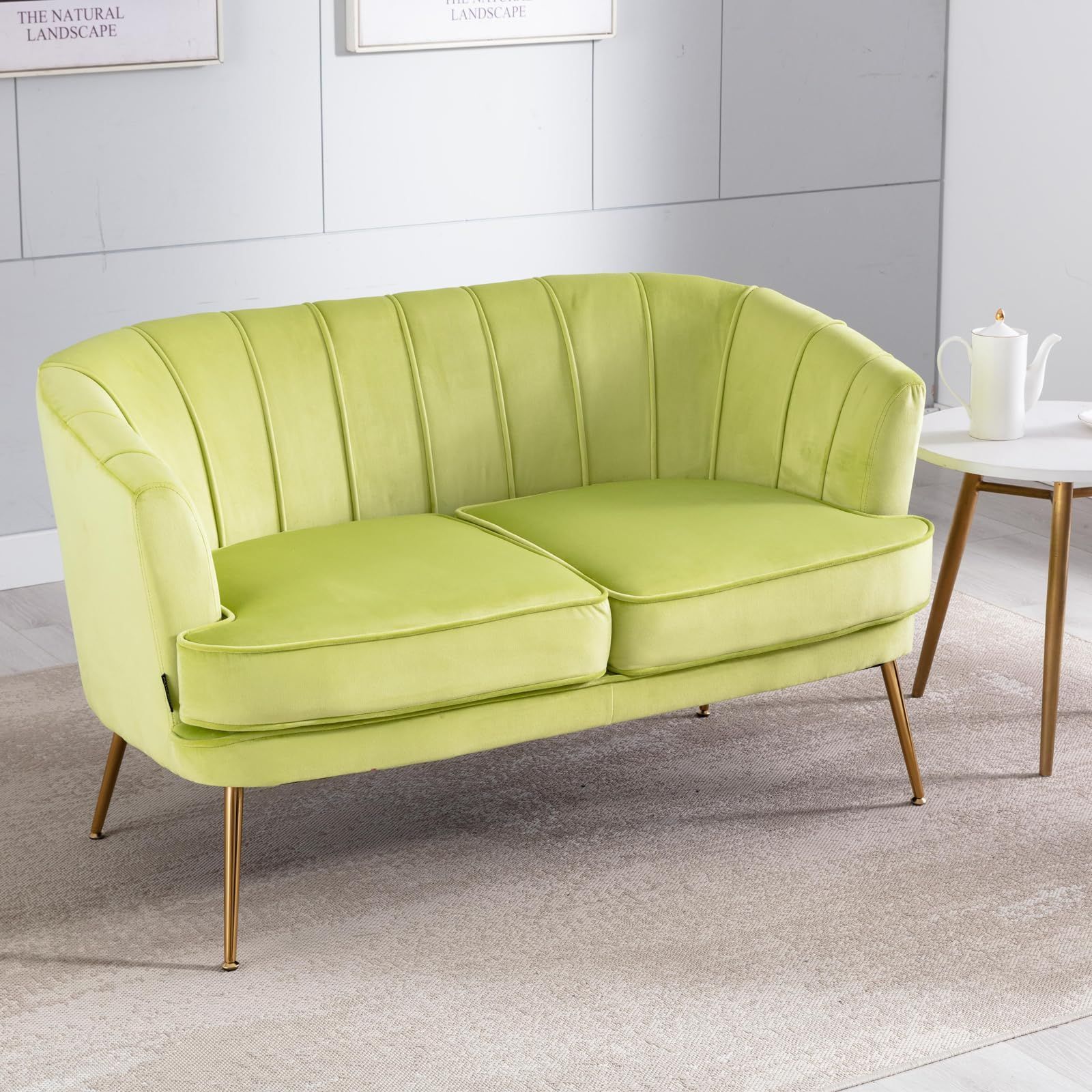 Altrobene 1人掛け ソファー ベルベット ソファ モダン 一人暮らし