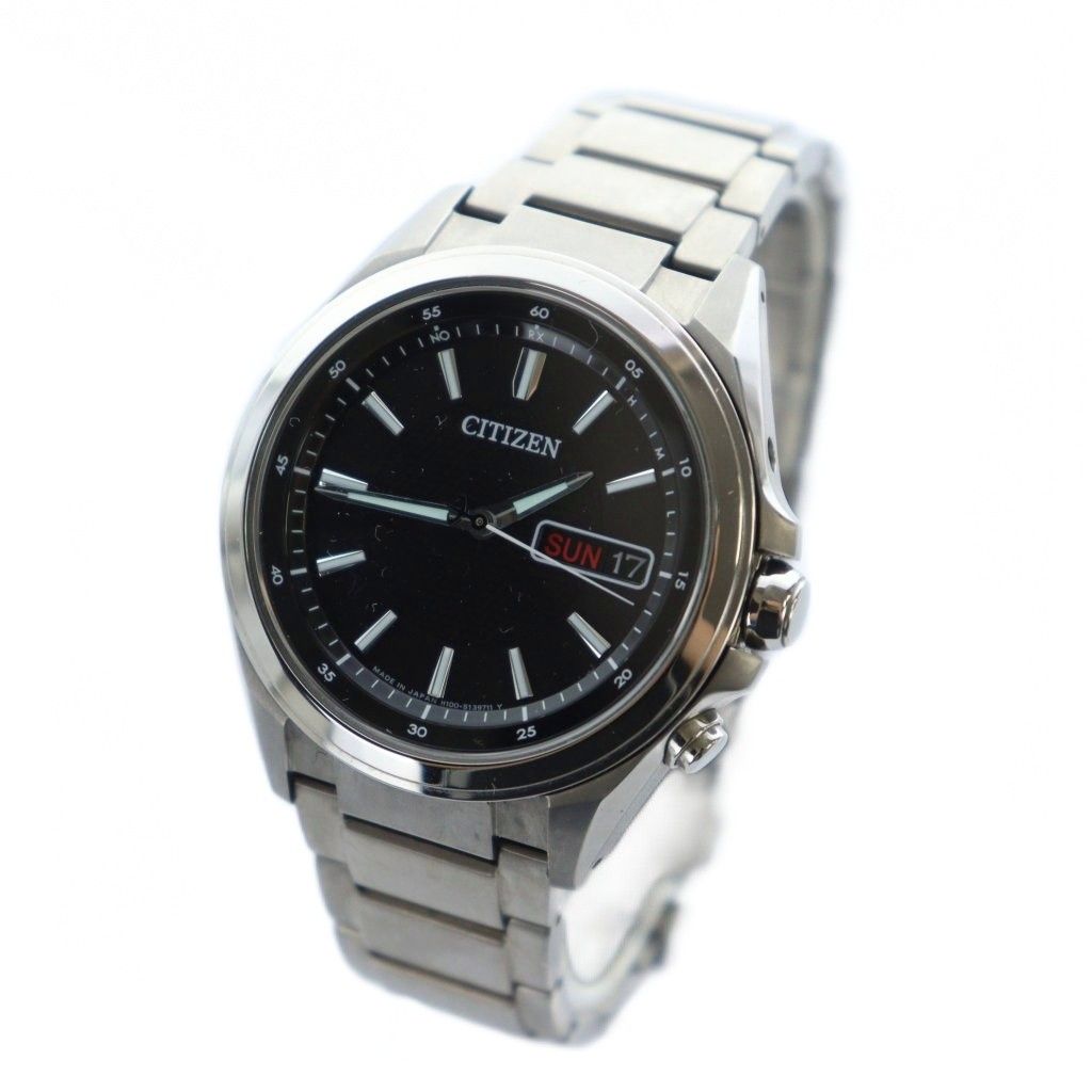 CITIZEN / シチズン エコドライブ 黒文字盤　レディース腕時計 シチズン CITIZEN アテッサ 腕時計 ウォッチ エコドライブ
