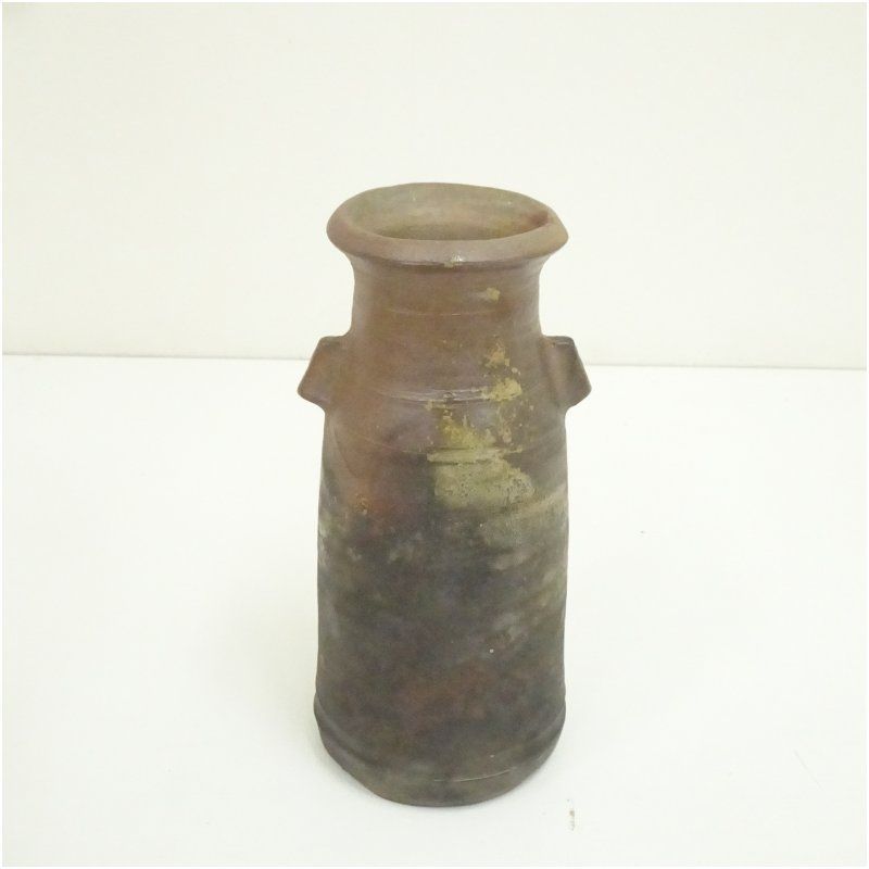 備前焼 南燦窯 徳永修造 花入（共箱） 花入れ 茶道 茶道具 花瓶