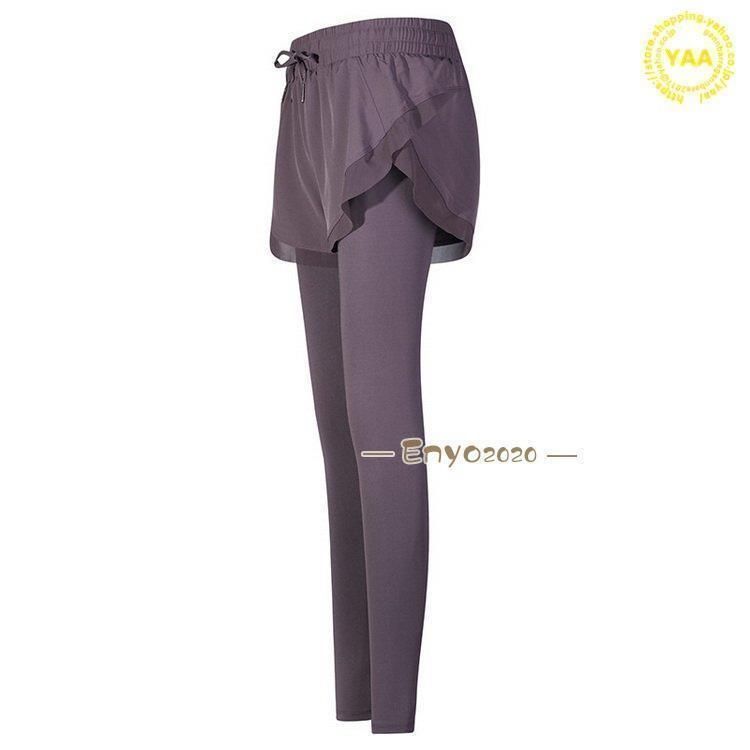 夏 ヨガウェア カップ付き レディース セットアップ レギンス ヨガ かわいい おしゃれ スポーツウェア スポーツ ピラティス DECORATOM_COM_BR