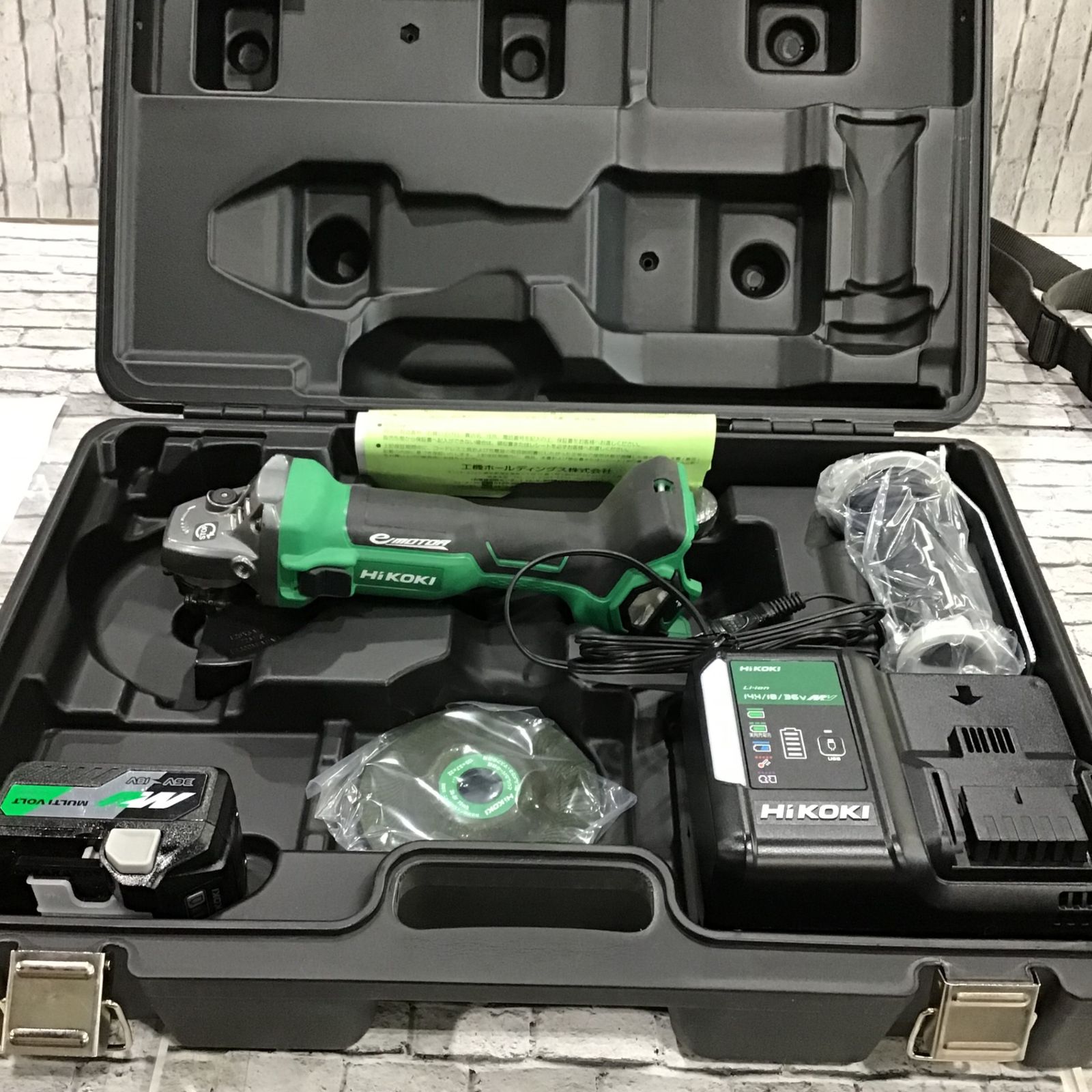 ☆ハイコーキ(HIKOKI ※旧:日立工機) 125mmコードレスディスク