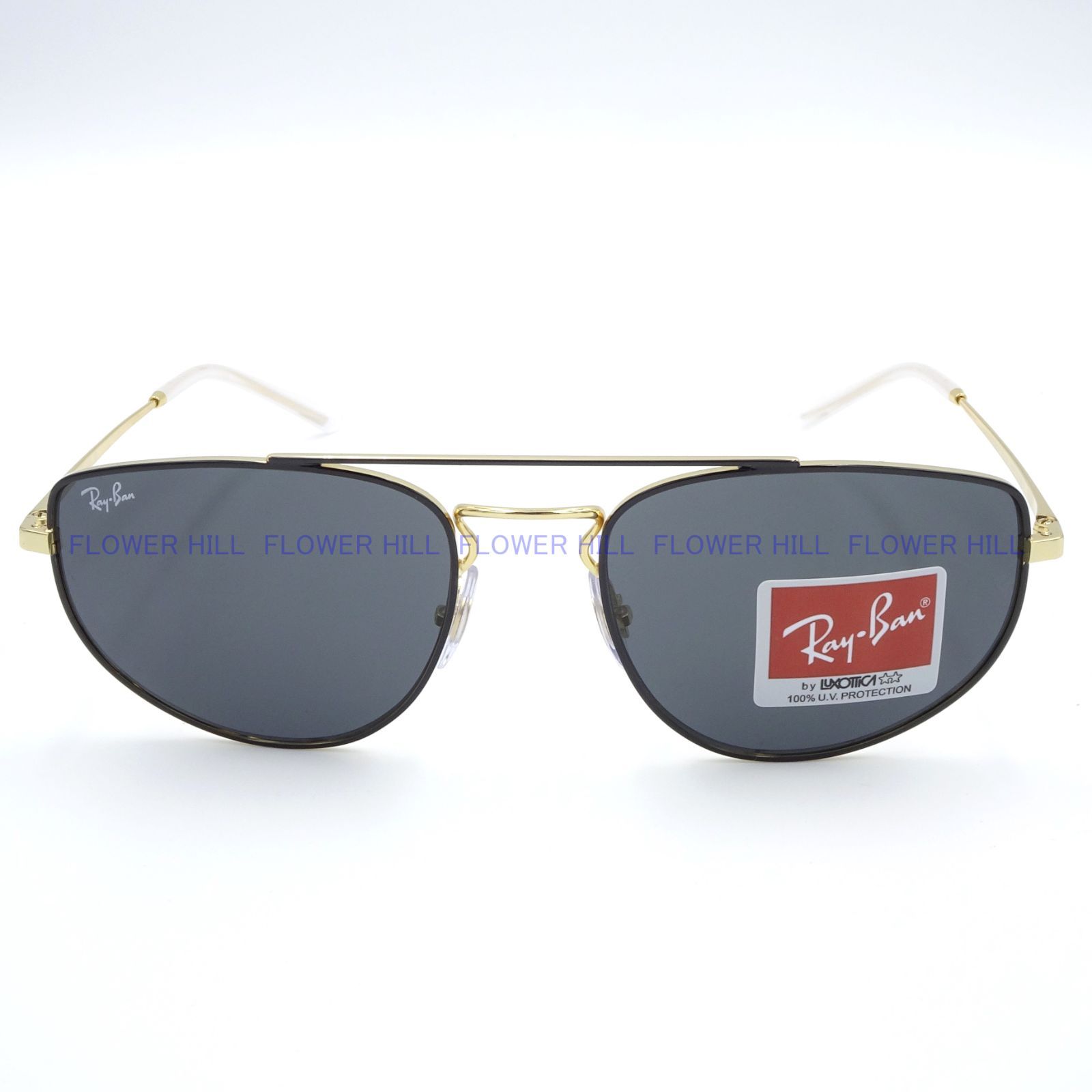 RAY-BAN レイバン サングラス RB3668 9054/87 ゴールド ダブルブリッジ メンズ レディース - メルカリ