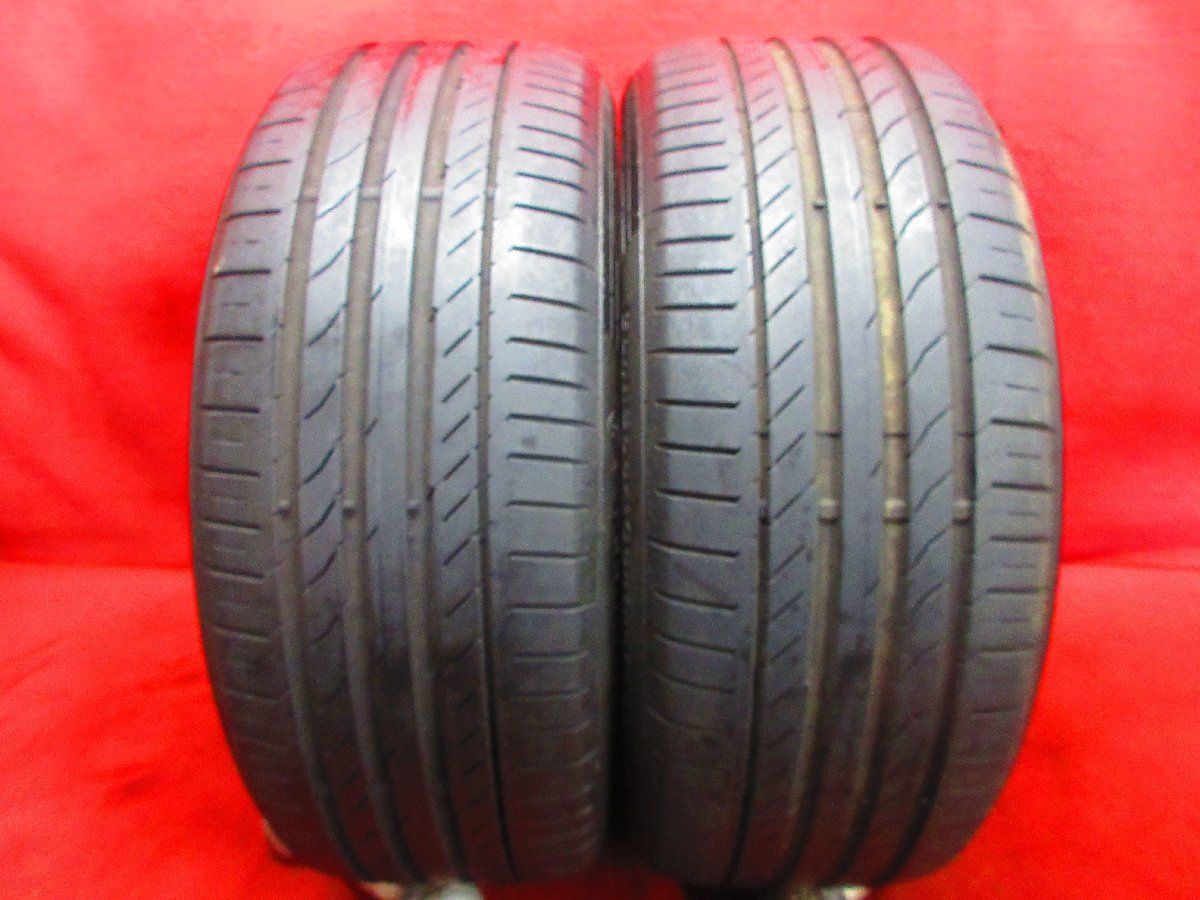 タイヤ 2本 225 40R18 コンチネンタル CONTISPORT CONTACT 5 SSR 溝アリ 16270T