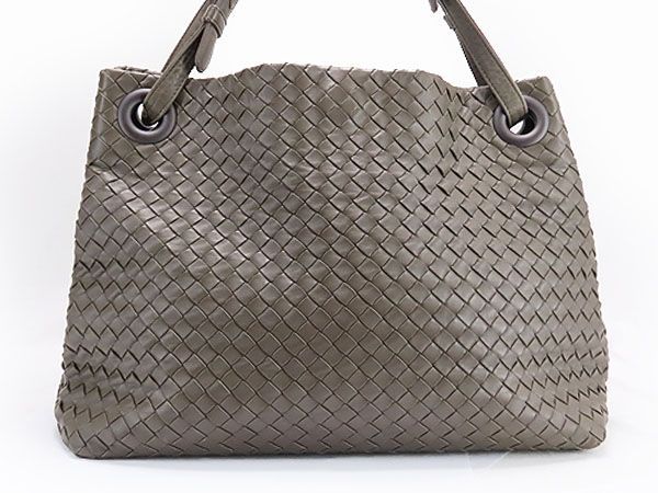 美品】ボッテガ ヴェネタ BOTTEGA VENETA イントレチャート ラージ