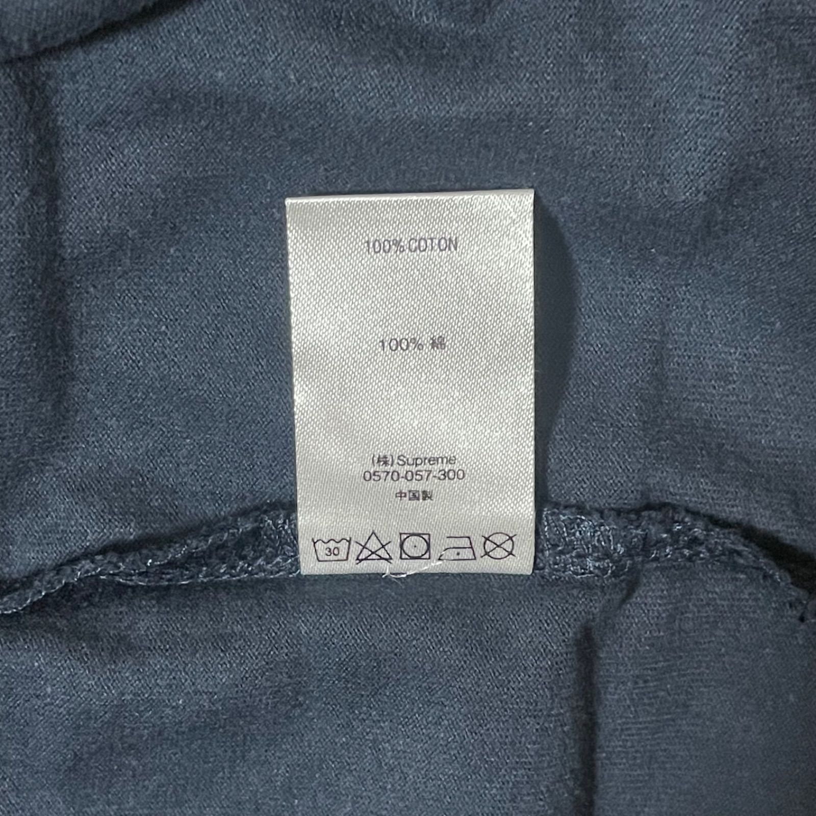 Supreme 19ss Mesh Stripe Pocket Tee ネイビー - メルカリ