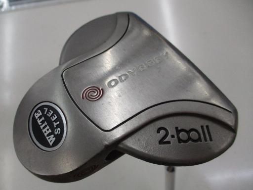 中古】 オデッセイ WHITE STEEL 2・ball 33インチ パター PT