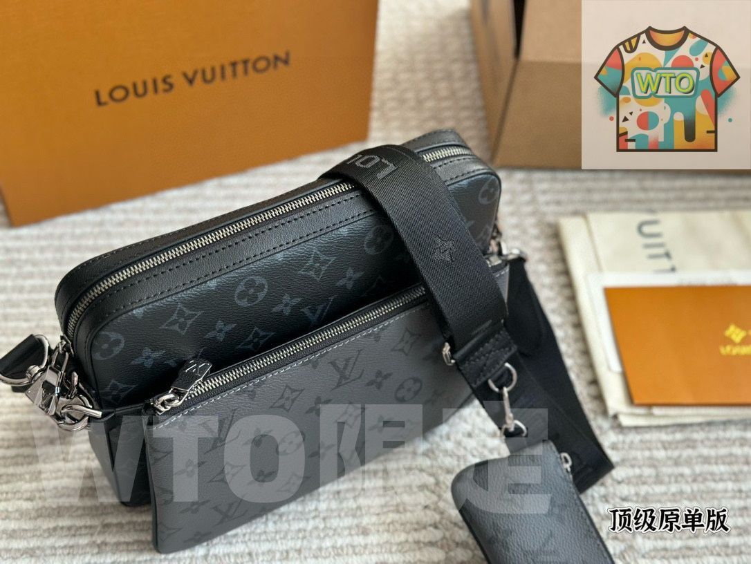 今日WTO】Louis Vuitton Trio Messenger Bag ルイヴィトン