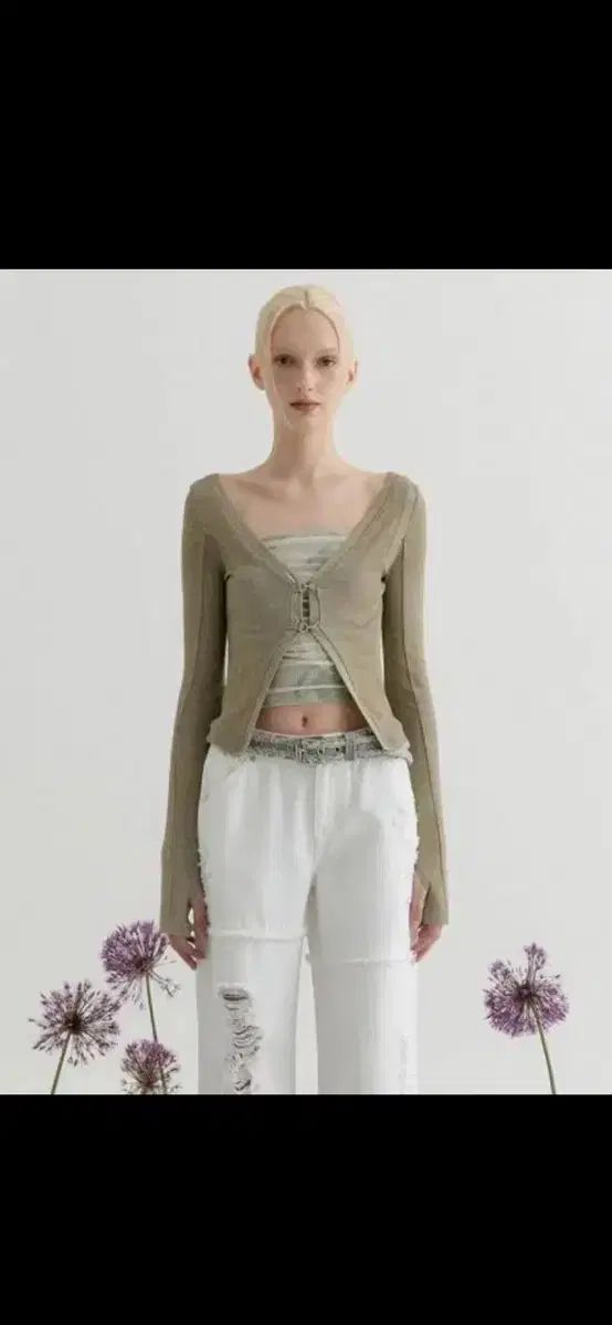 YUSE ユズ フック カーディガン