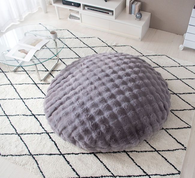 マイクロファイバー生地ビーズクッションソファ もこもこ座椅子 ソファー クッション ビーズソファ 1084 NEXPOTALLINN_EU