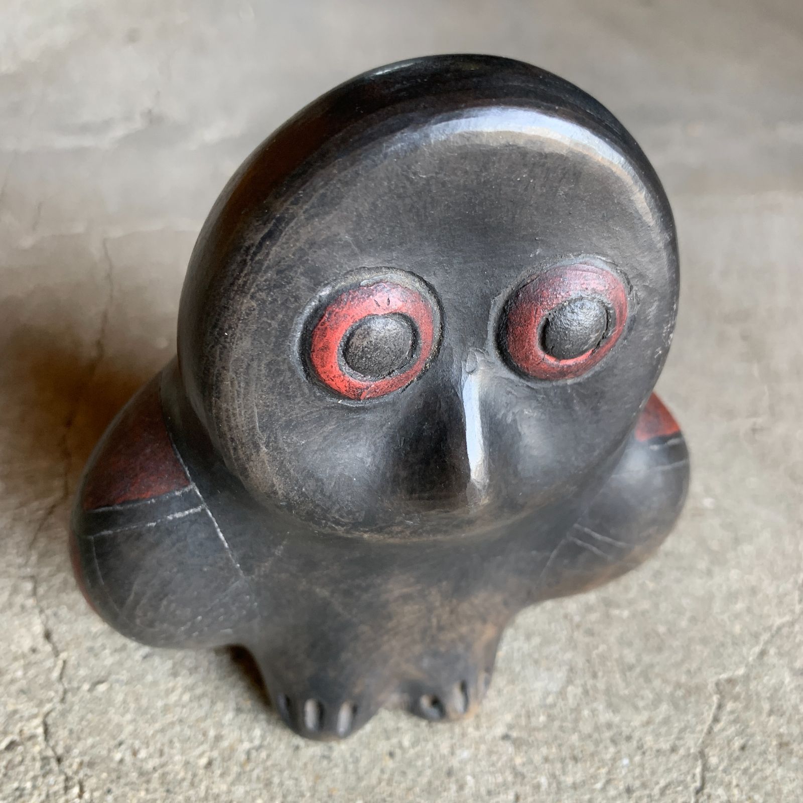 メキシコ ヴィンテージ フクロウ オアハカ 置物 オブジェ フォークアート HM-0140