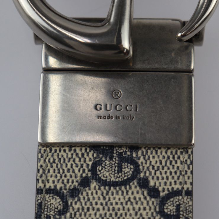 【美品】GUCCI グッチ GGマーモント スリムベルト シルバー ブラック 407122-5.jpg