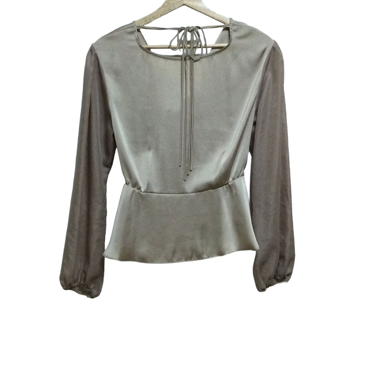 CELFORD セルフォード 長袖カットソー サイズ38 M レディース - ベージュ クルーネック フリル