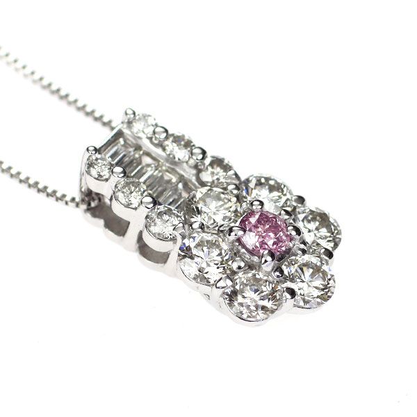 （185）天然メレダイヤ0.11ct K18WGペンダントトップ 185）天然メレダイヤ0.11ct K18WGペンダントトップ
