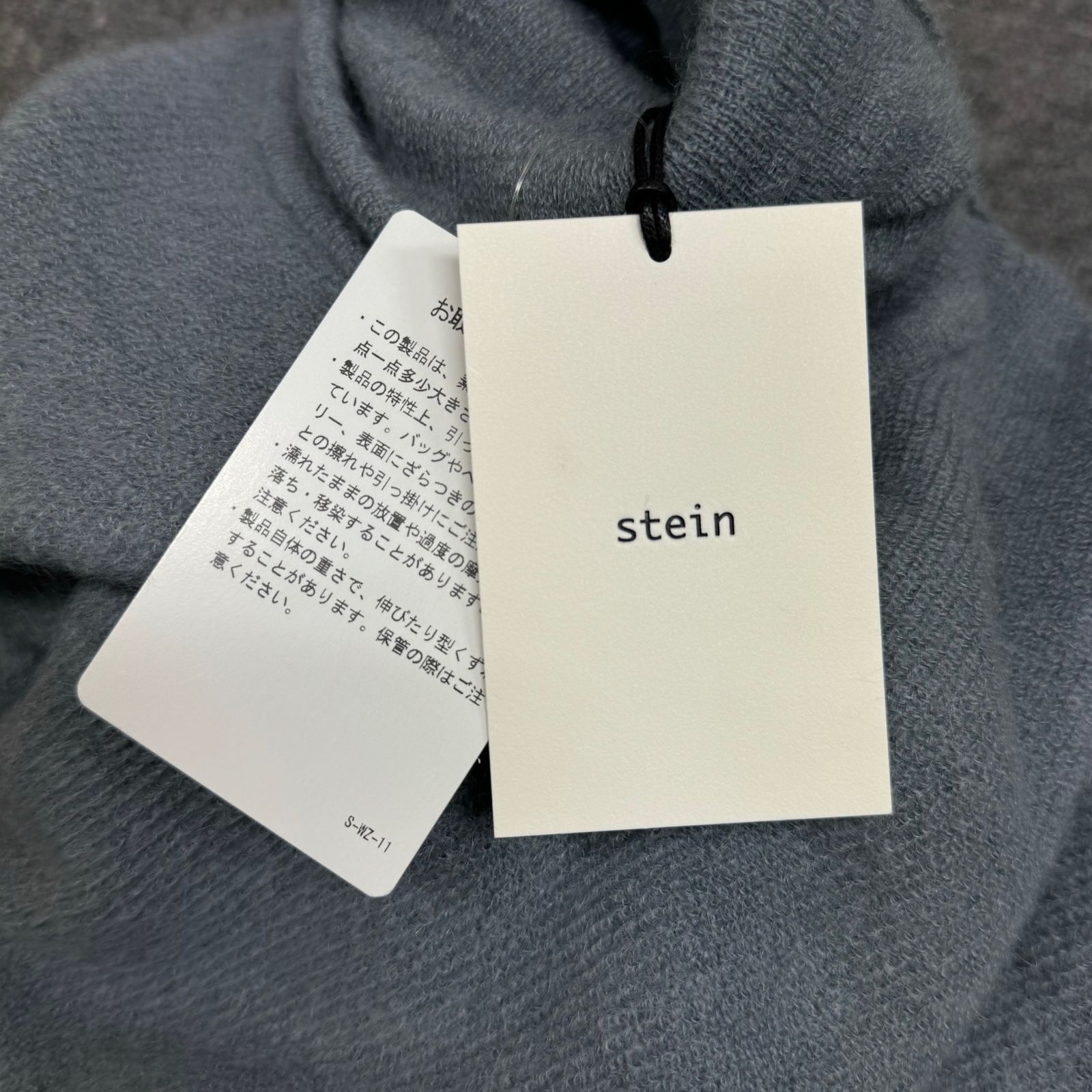 新品 定価57200円 stein EXTRA FINE KID MOHAIR TURTLE NECK LS 