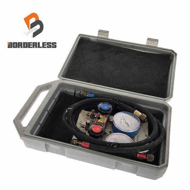 ☆品☆TASCO タスコ ゲージマニホールド R407C R507A 説明書 ケース付 99431