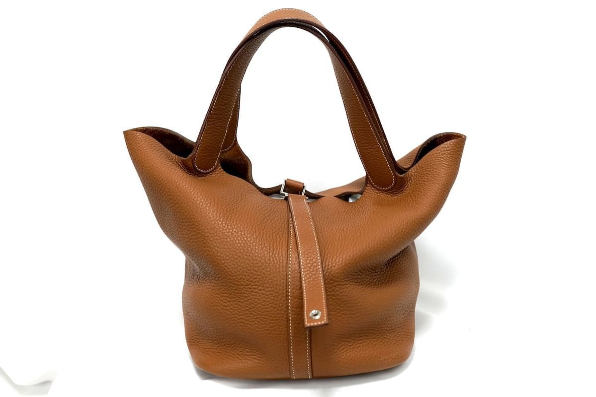 【美品】エルメス ピコタンロック26 GM タッチ トリヨンクレマンス R 美品☆エルメスピコタンロック タッチPMトリヨンクレマンスT刻印