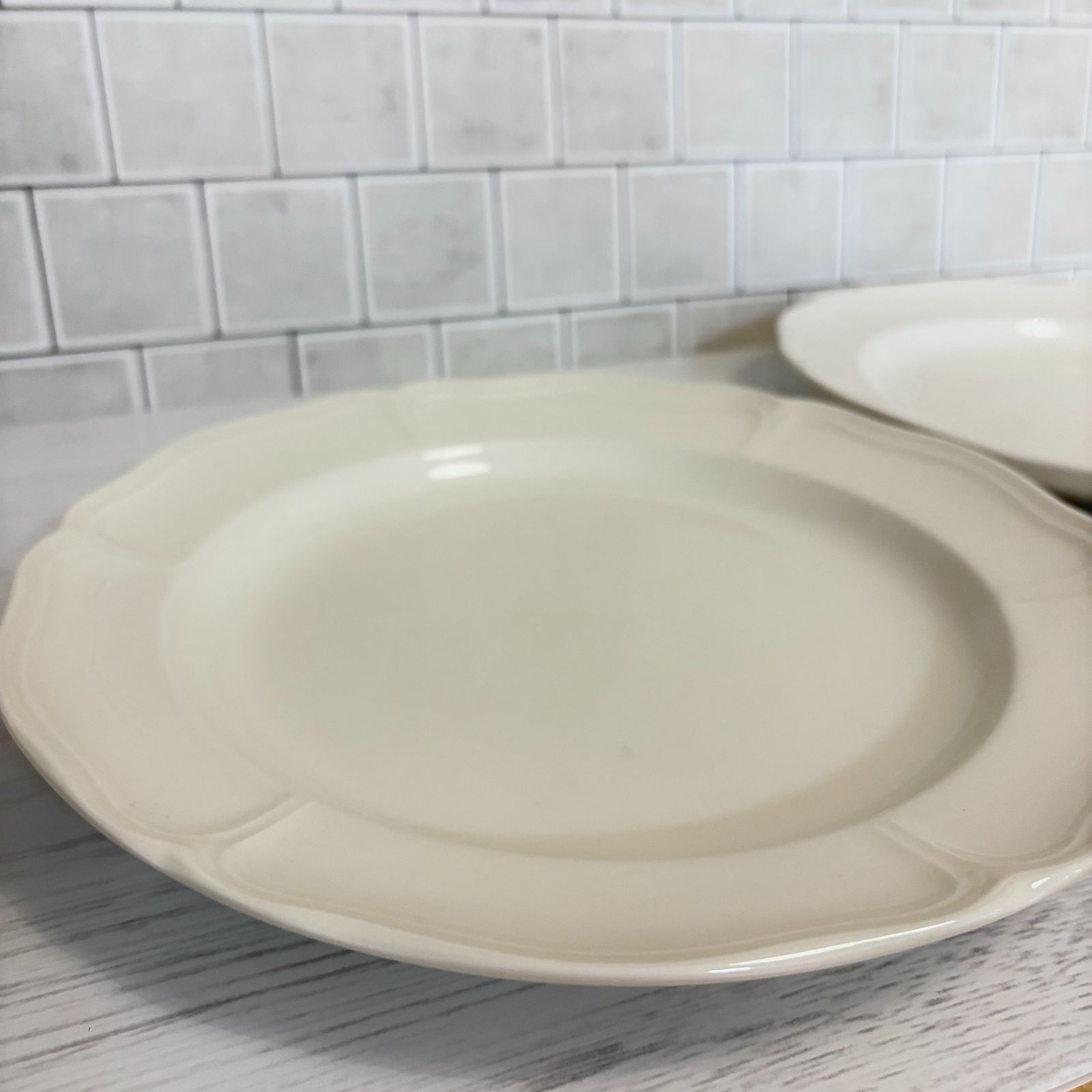 ウェジウッド クイーンズ プレーンプレート Wedgwood Queen's Plain