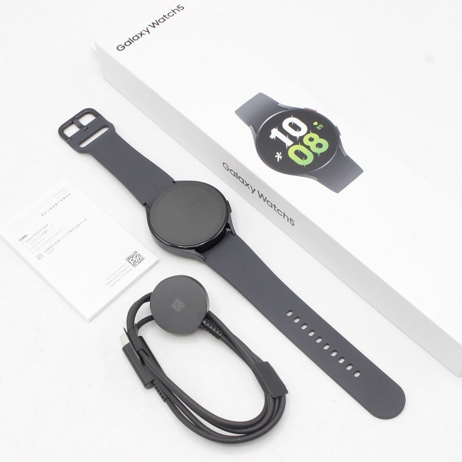 美品】SAMSUNG Galaxy Watch5 44mm Graphite SM-R910NZAAXJP スマート