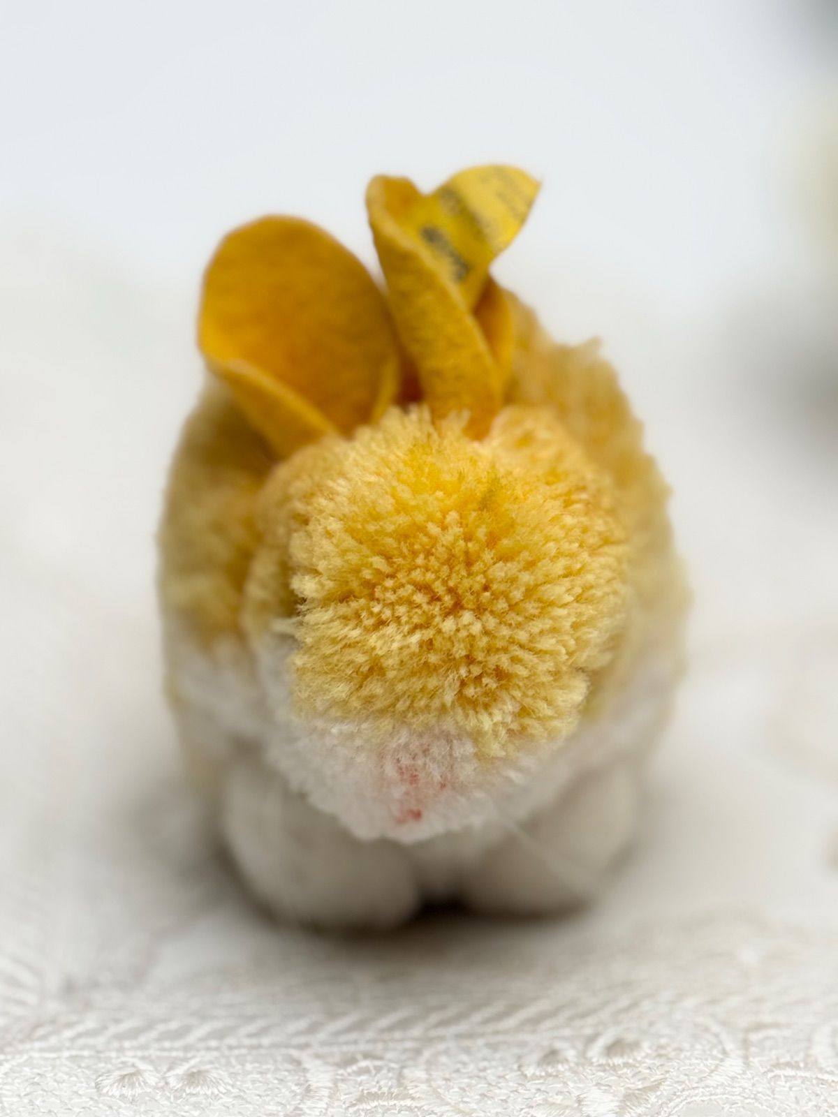 Steiff - シュタイフ★Woolen Rabbit 8cm★ぽんぽんラビット/ウサギ/兎 Steiff - シュタイフ☆Woolen Rabbit 8cm☆ぽんぽんラビット