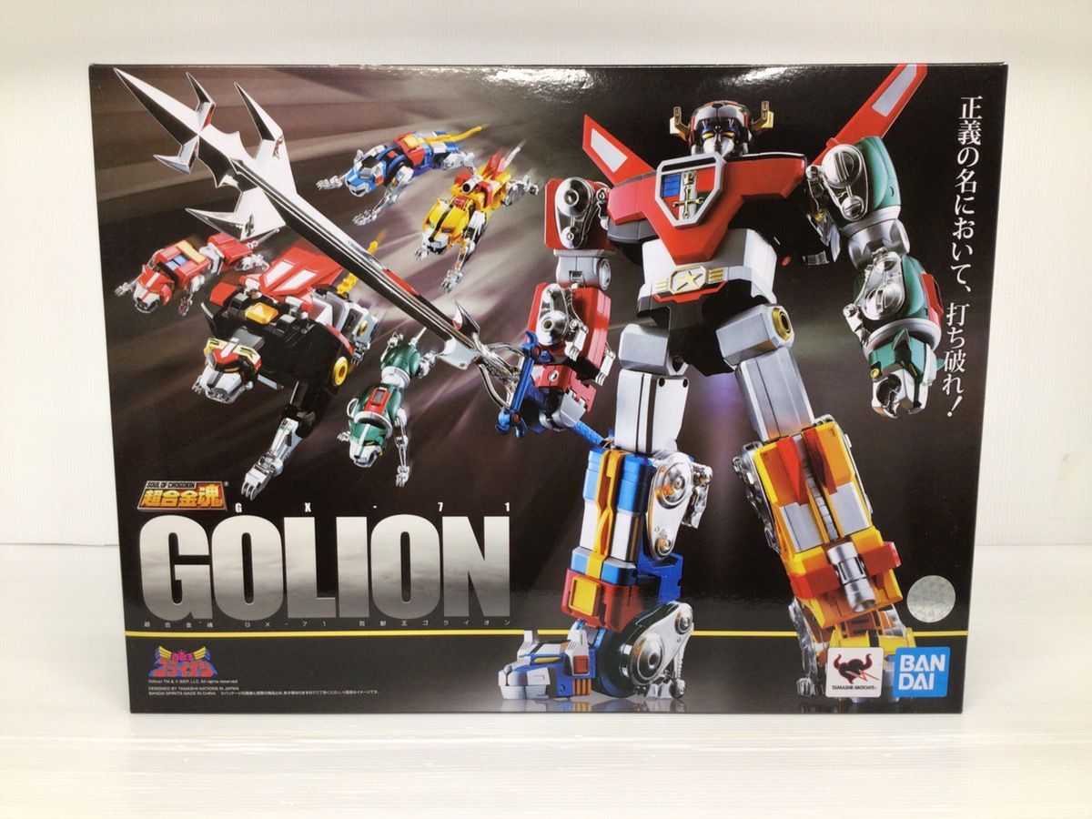 開封品】超合金魂 GX-71 百獣王ゴライオン Voltron 【箱 使用感あり