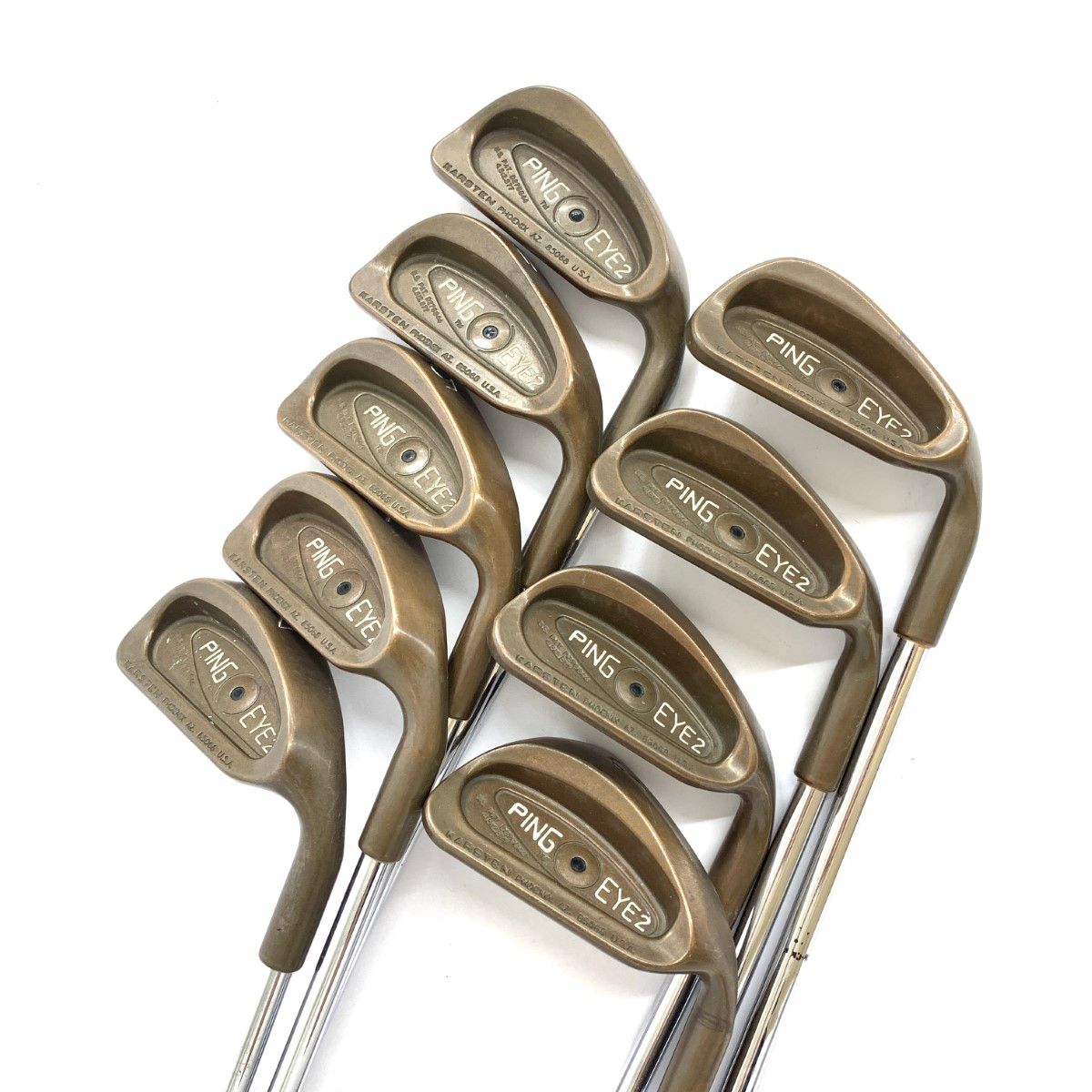 PING　EYE２　ベリリウムカッパー　アイアン11本セット　右利き用　黒ドット PING EYE2 ベリリウムカッパー アイアン11本セット 右利き用 黒
