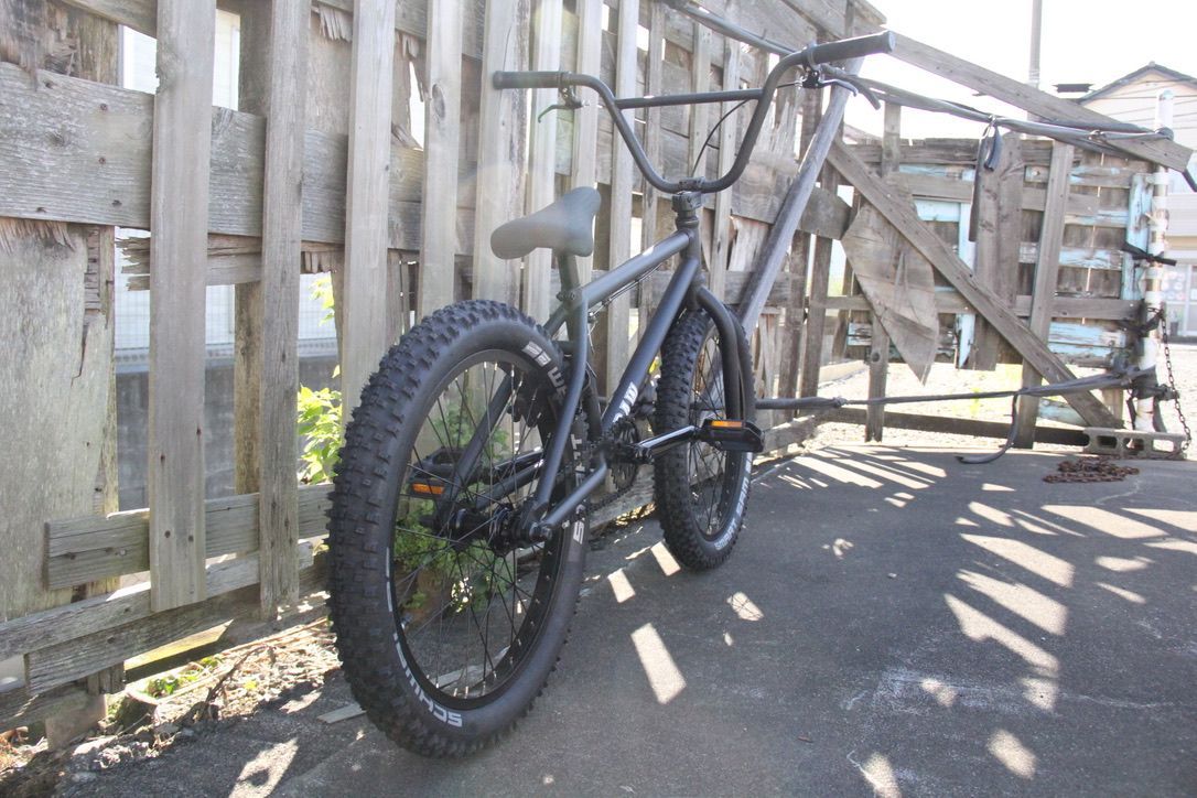 自転車 BMX 20インチ ストリート クロモリ DURCUS ONE RAW DIRTタイヤ