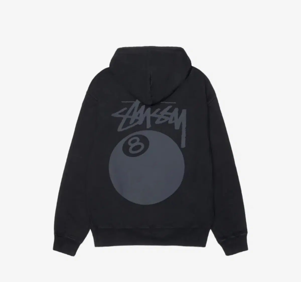 【雷市場（ポンジャン）商品韓国直送】 XS XXL STUSSY(ステューシー) 8 ボール PIGMENT(ピグメント) ダイド フード 黒